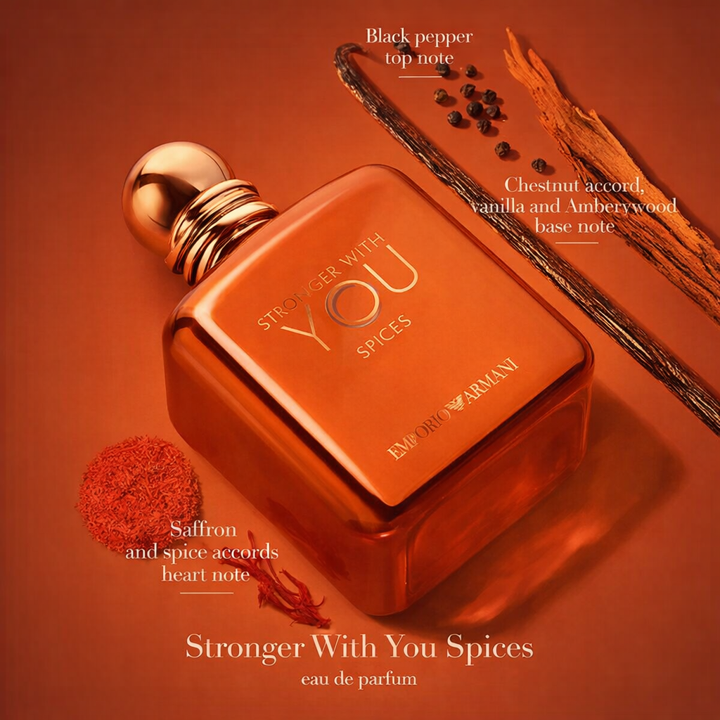 Giorgio Armani Stronger With You Spices Exclusive Edition EDP fragrance notes image
