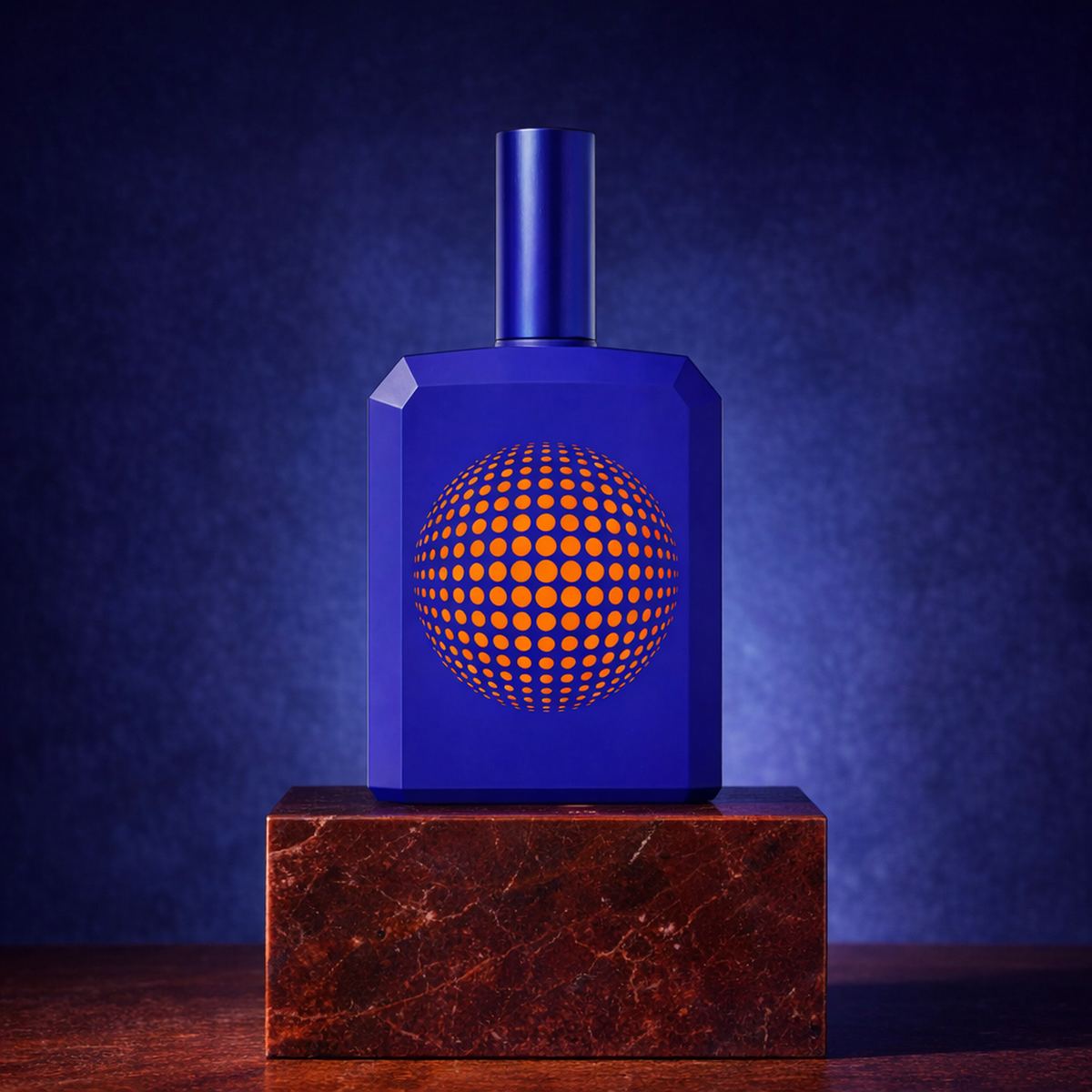 Histoires De Parfums This Is Not a Blue Bottle 1 6 EDP upright pedestal gallery showcase