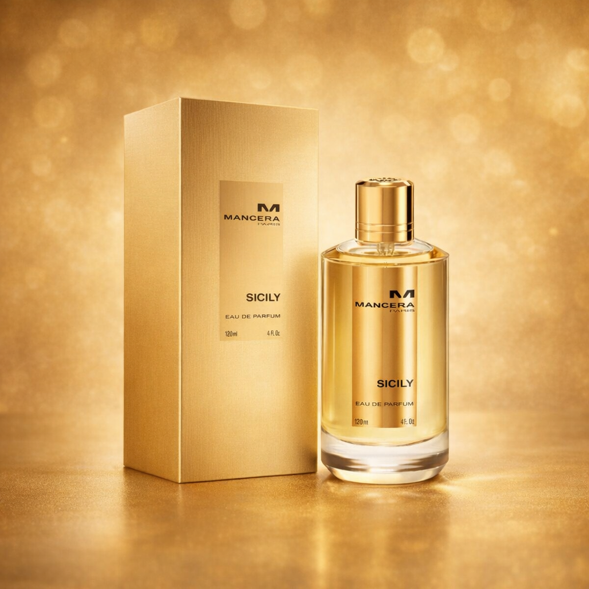 Mancera Sicily EDP packaging product shot gallery showcase