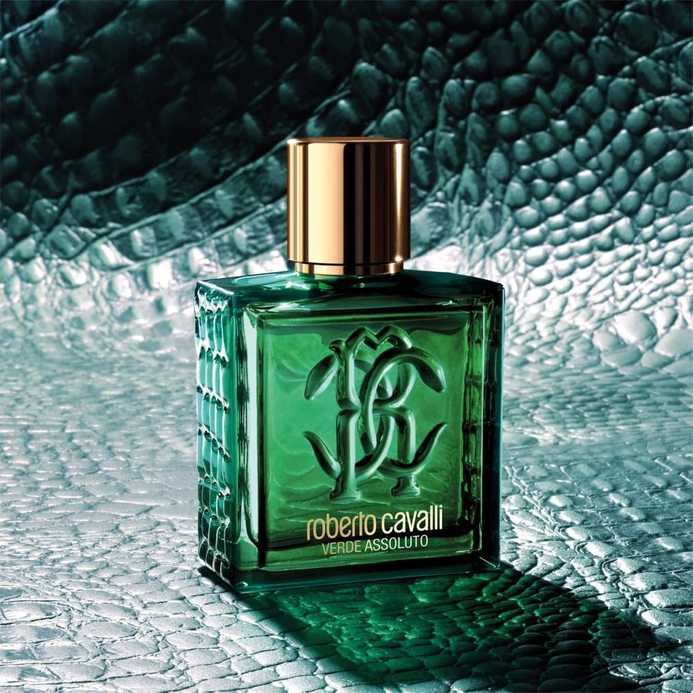 Roberto Cavalli Verde Assoluto EDP For Men fragrance details image