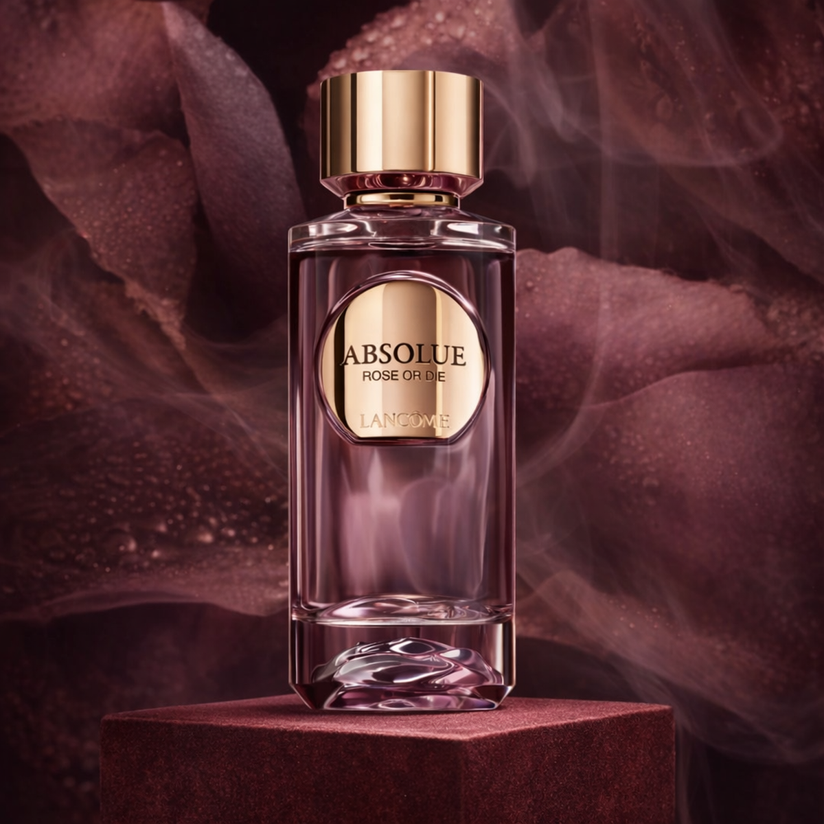 Lancome Absolue Rose Or Die EDP For Women upright pedestal gallery showcase
