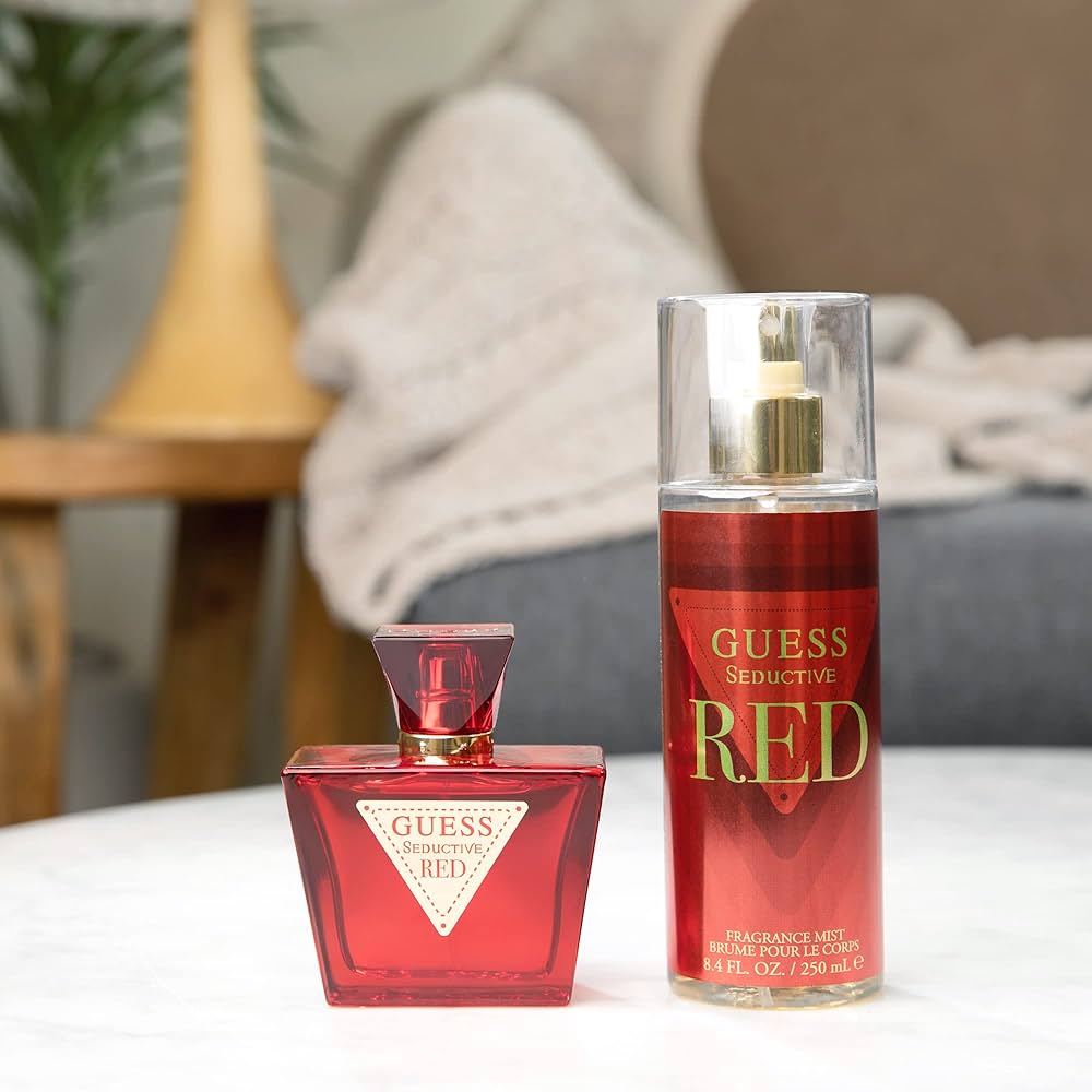 مجموعة عطر جيس سيداكتيف ريد للجسم للنساء