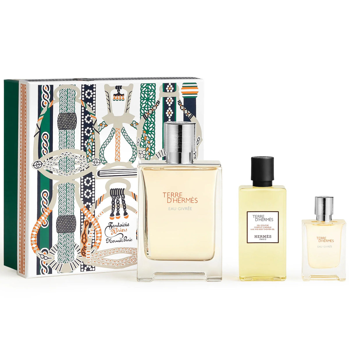Shop Hermes Terre d'Hermes Eau Givree EDP & Shower Gel Set For Men