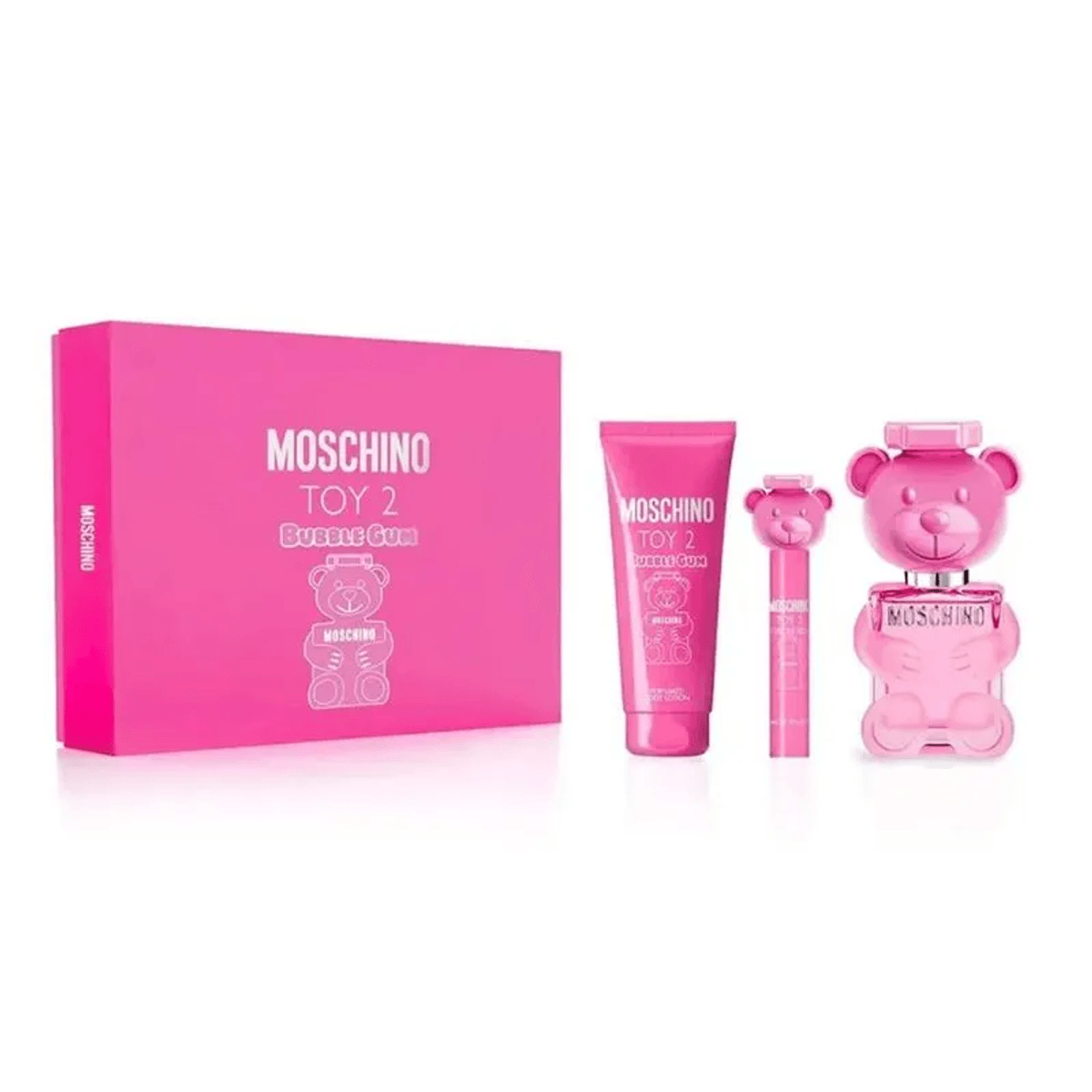 Moschino Toy 2 Bubble Gum EDT Body Lotion Set for Women | My Perfume Shop