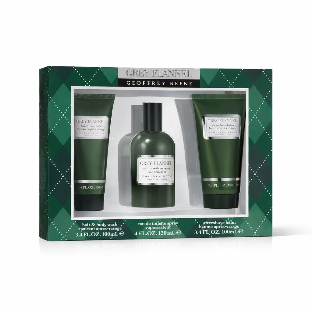 Geoffrey Beene Grey Flannel EDT For Men Gift Set OpenAI studio hero