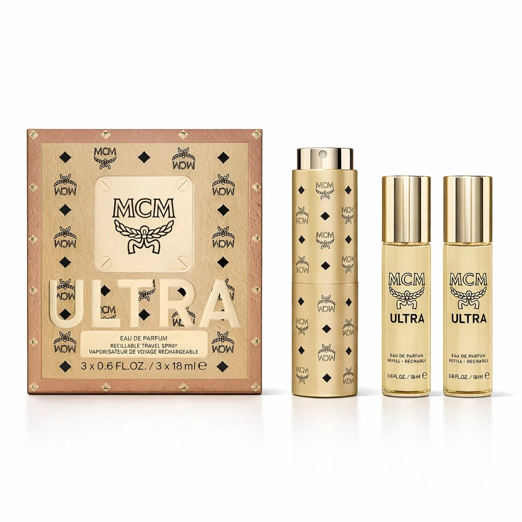 MCM Ultra EDP Refillable Travel Gift Set For Women OpenAI studio hero