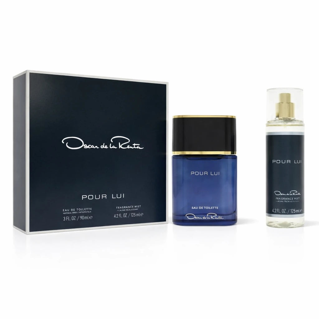Oscar de la Renta Pour Lui EDT and Fragrance Mist Gift Set For Men OpenAI studio hero