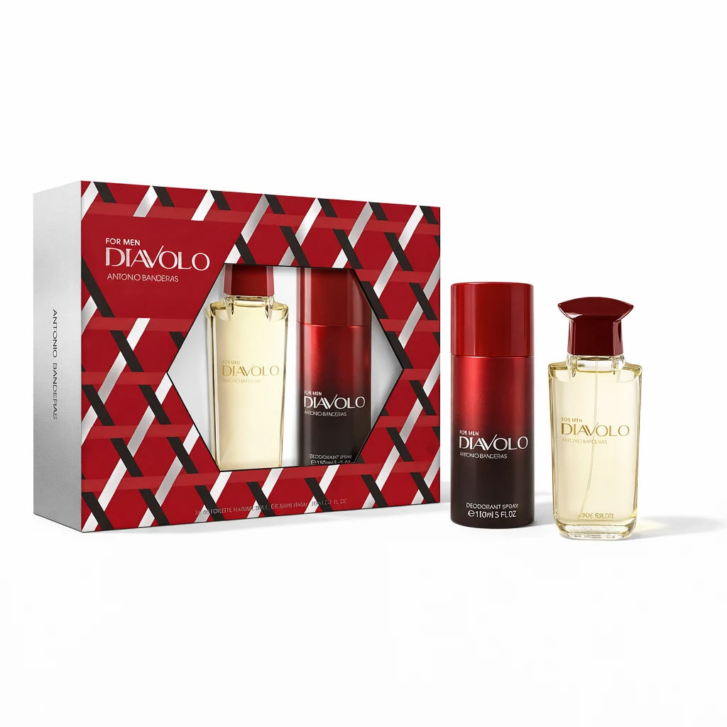 Antonio Banderas Diavolo EDT Deodorant Spray Gift Set for Men OpenAI studio hero