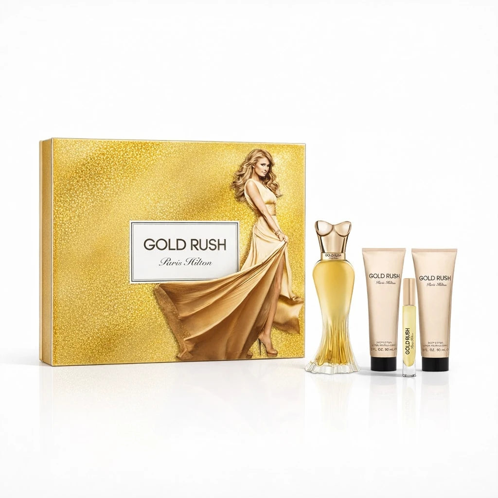 Paris Hilton Gold Rush EDP Body Lotion Gift Set for Women standardized gift set hero image