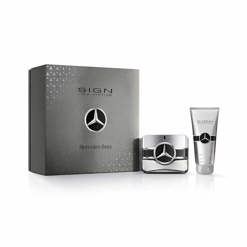 Mercedes Benz Sign Your Attitude EDT Shower Gel Gift Set OpenAI studio hero