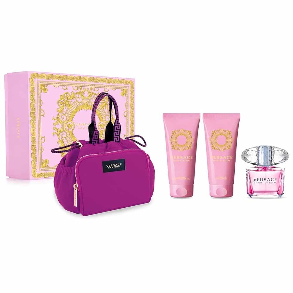 Versace Bright Crystal EDT Luminous Body Lotion Set for Women | My Perfume Shop