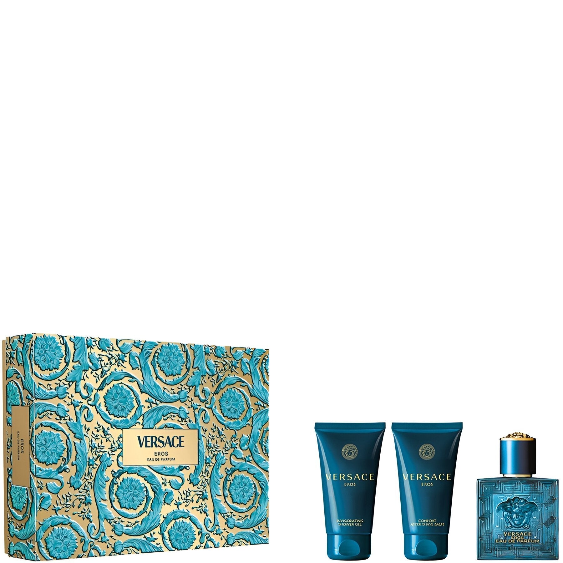 Versace Eros EDP Aftershave Balm & Shower Gel Set for Men | My Perfume Shop